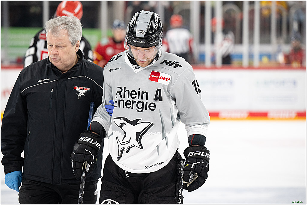PENNY DEL; Duesseldorfer EG- Koelner Haie; Duesseldorf, 24.01.2025